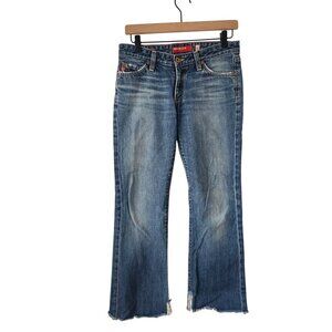 Big Star Boot Bootcut Jeans Denim Y2K 90s Distressed Medium Wash Women's 27